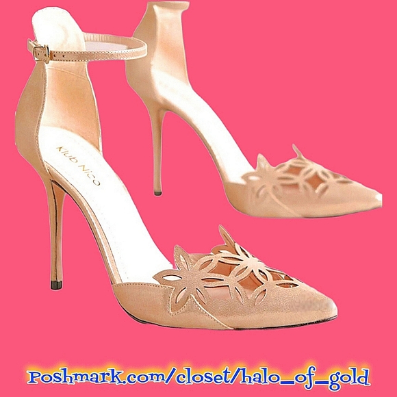 Anthropologie 🦋Rose Gold 🦋Laser Cut Toe🦋Size 8 - Picture 9 of 16
